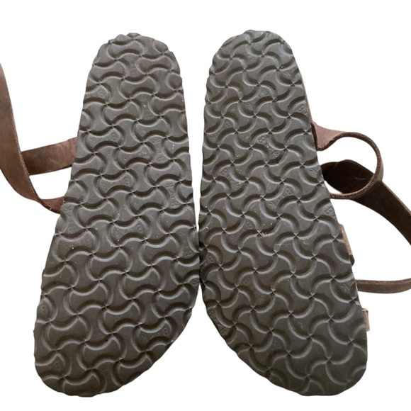 Birkenstock Yara oiled leather sandals in Havana brown sz 41 - Picture 4 of 7